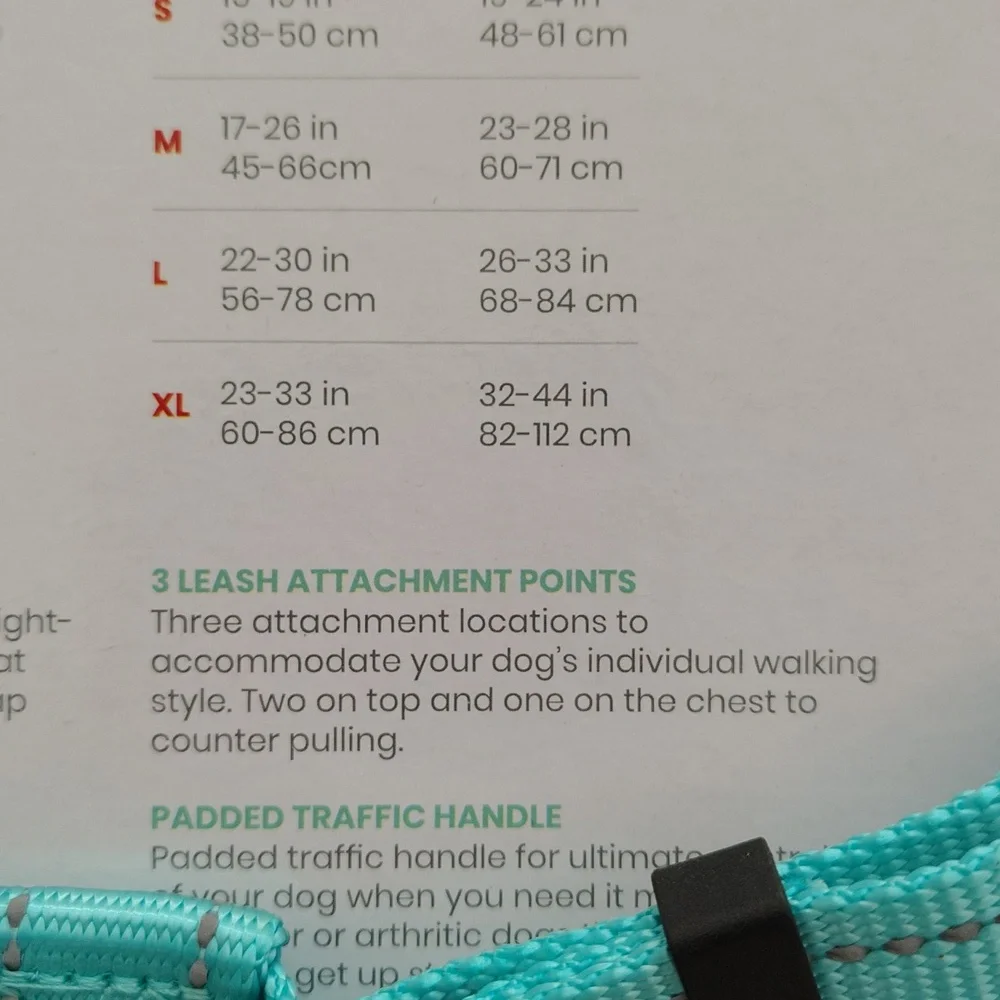 NWT Bay Dog‎ Chesapeake Harness Size M 3 Leash Points